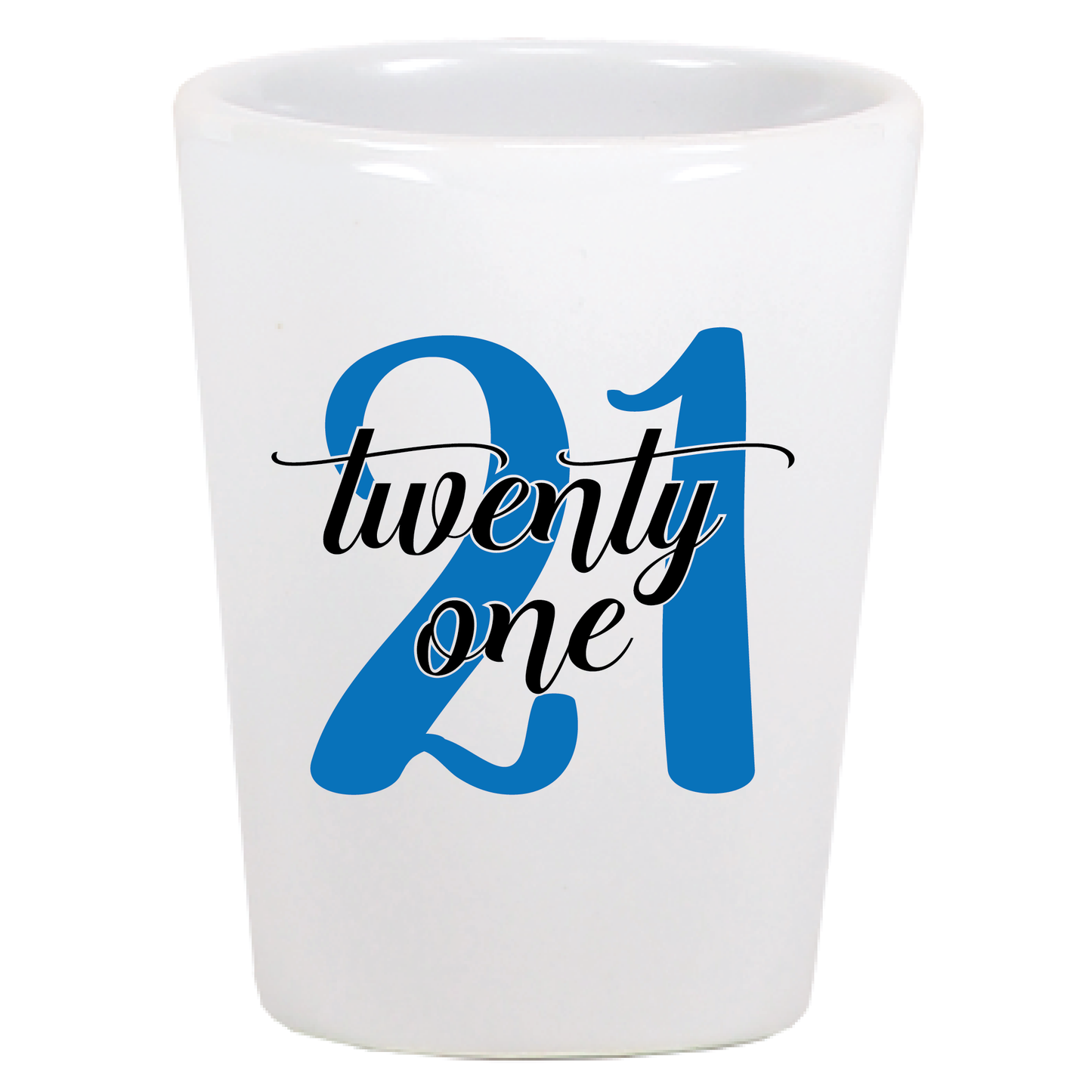 21st Birthday Shot Glass
