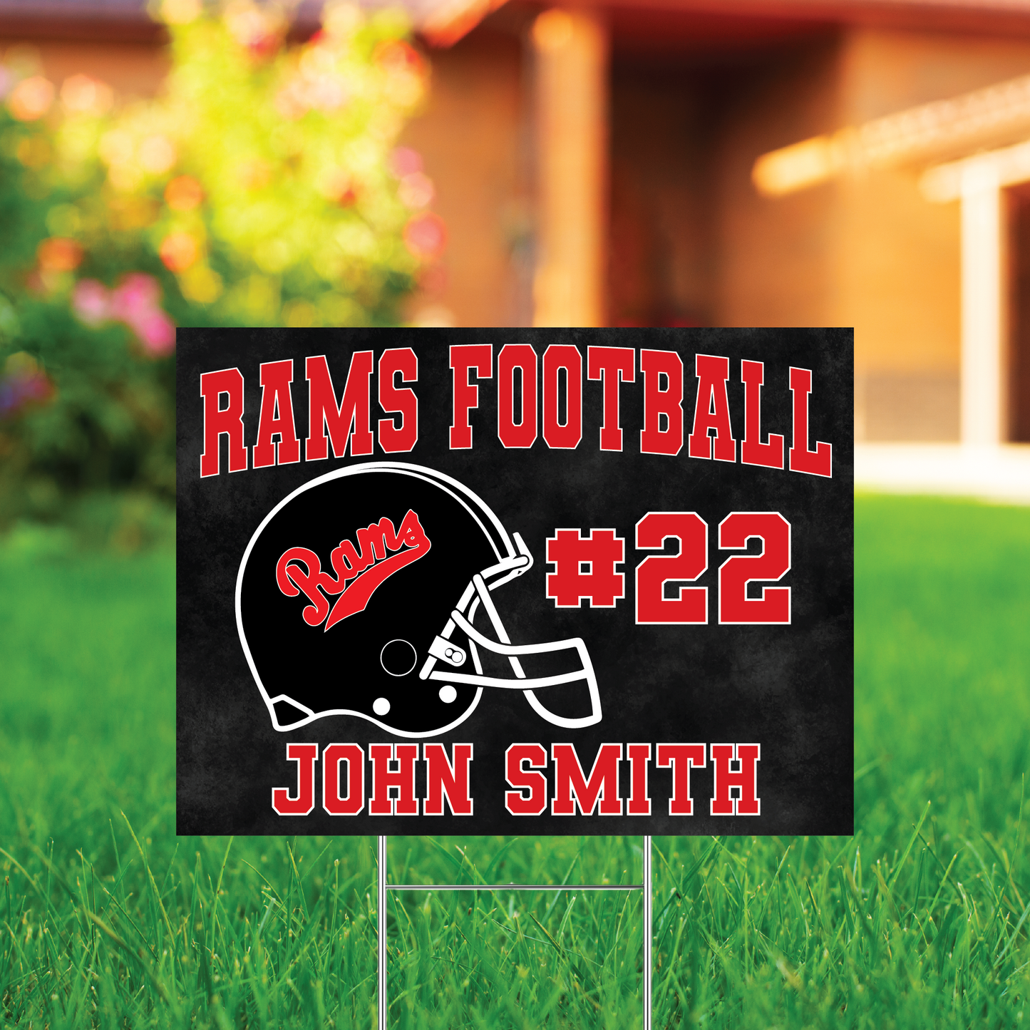 Montrose Rams Football Sign