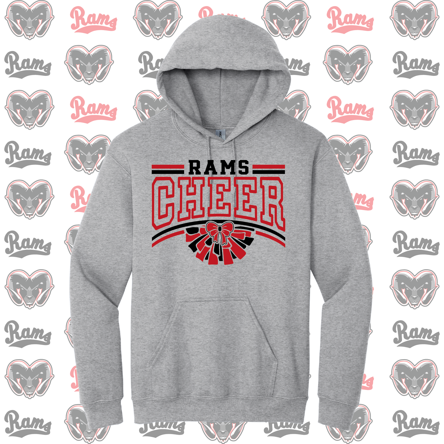 Montrose Rams Cheerleading T-Shirt, Long Sleeved Tee, Crewneck Sweatshirt or Hoodie