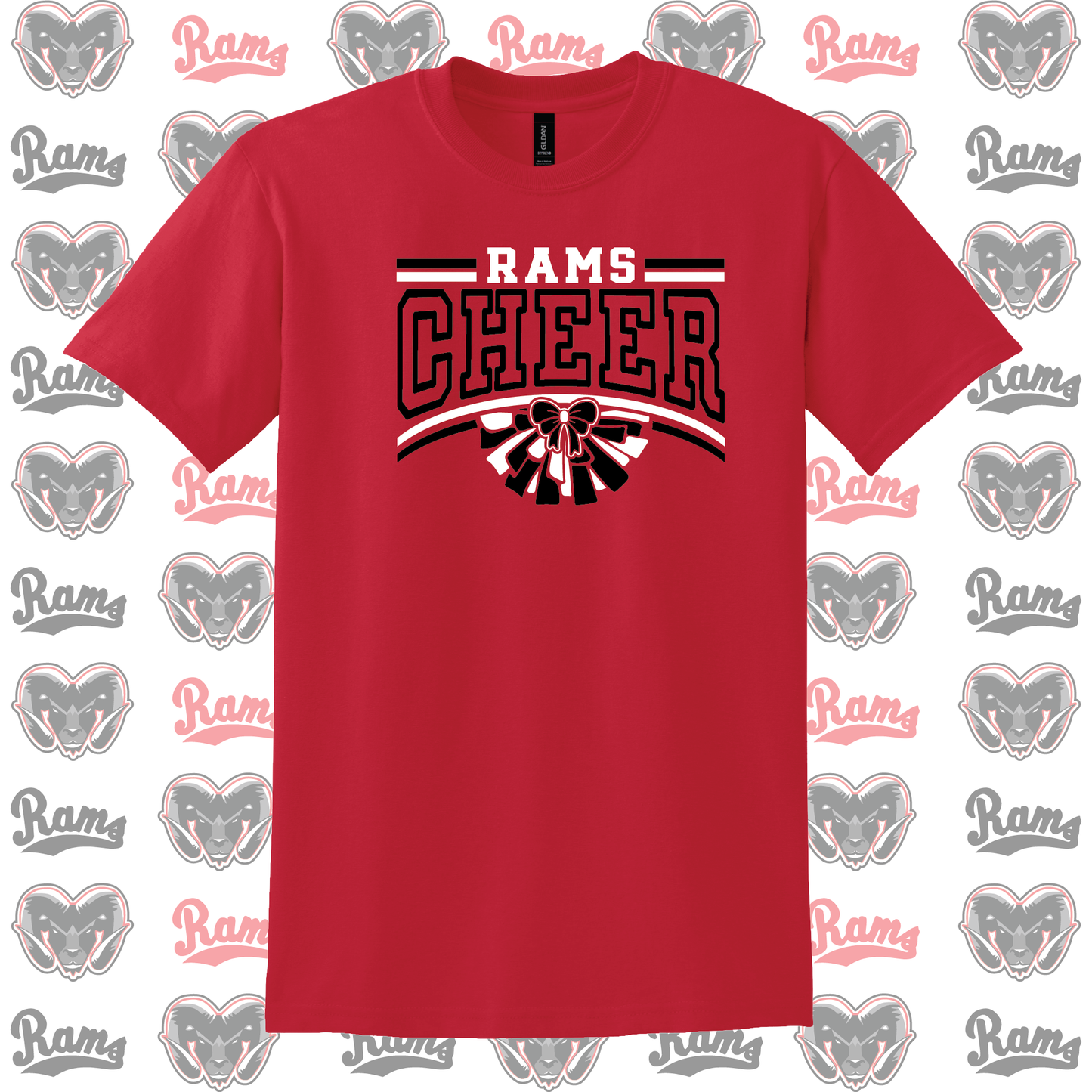 Montrose Rams Cheerleading T-Shirt, Long Sleeved Tee, Crewneck Sweatshirt or Hoodie