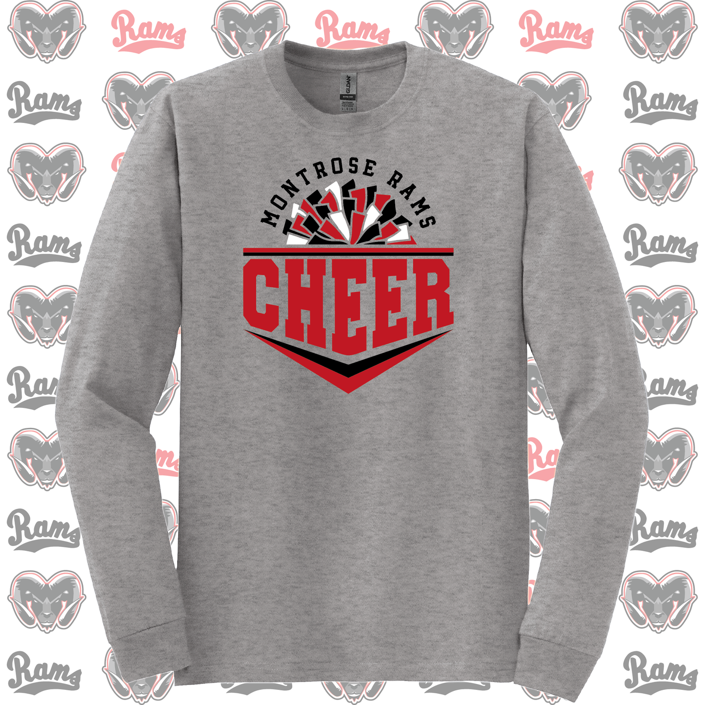 Montrose Youth Football & Cheerleading Fundraiser T-Shirt, Long Sleeved Tee, Crewneck Sweatshirt or Hoodie