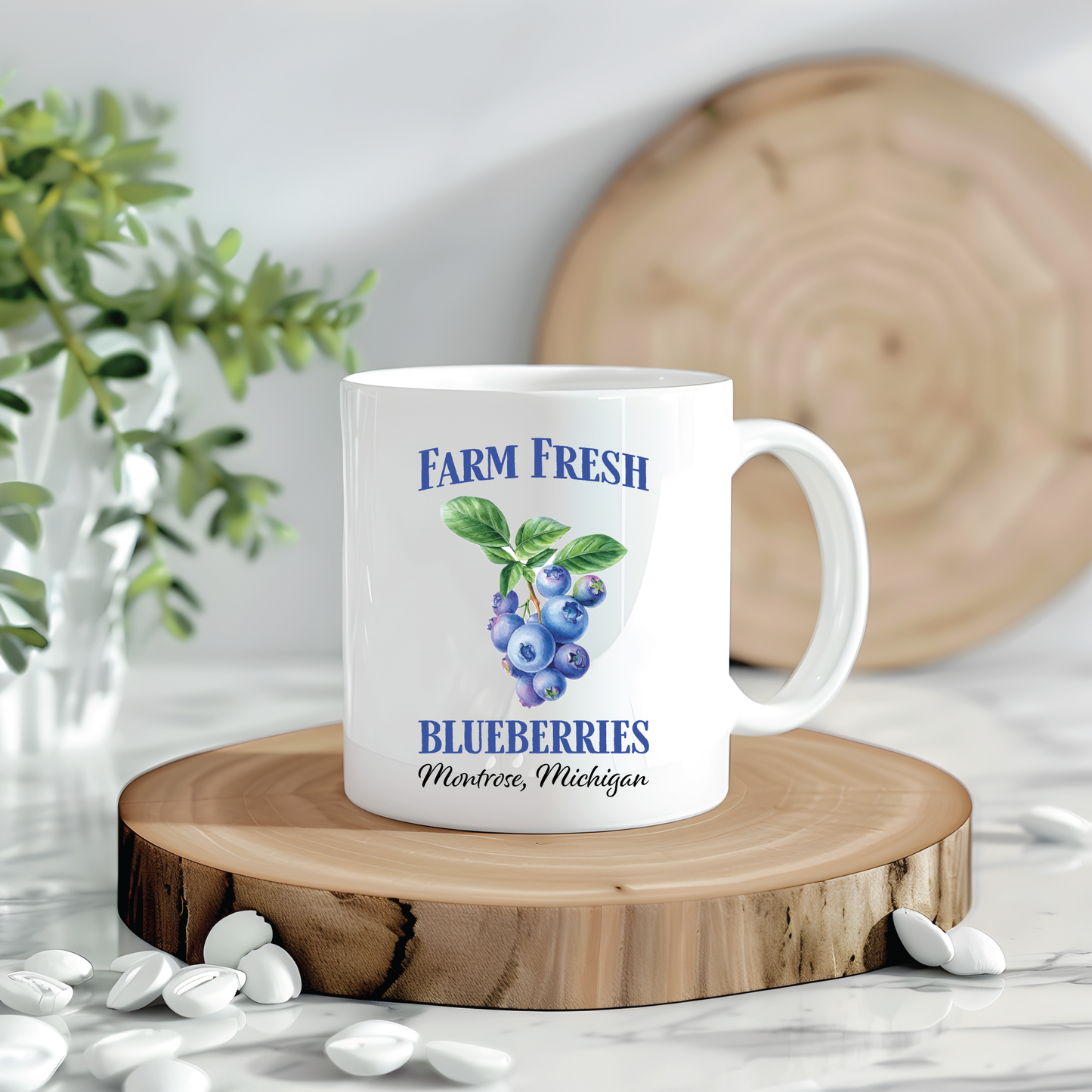 Farm Fresh Blueberries Coffee Mug
