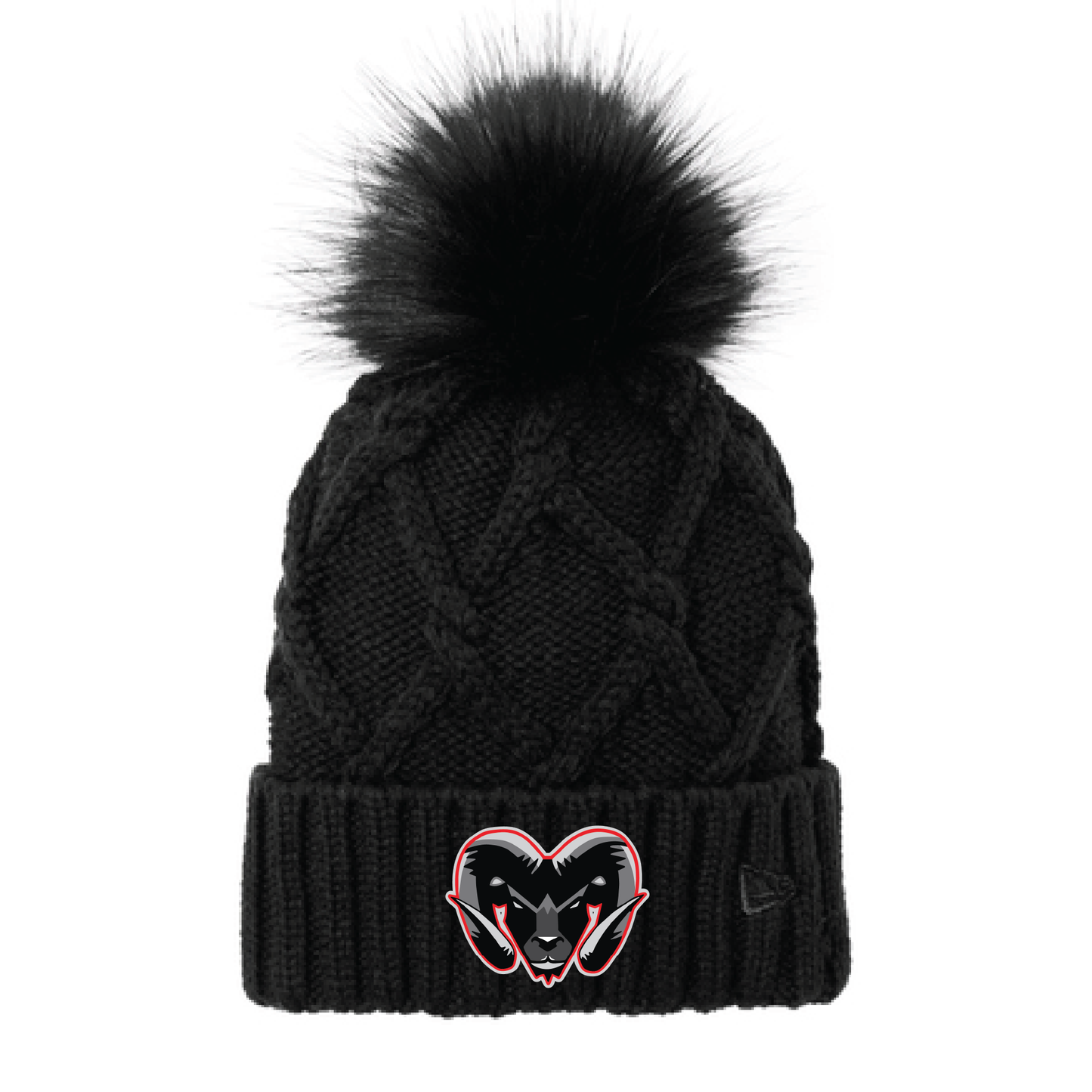 Rams Embroidered Cuff Beanie