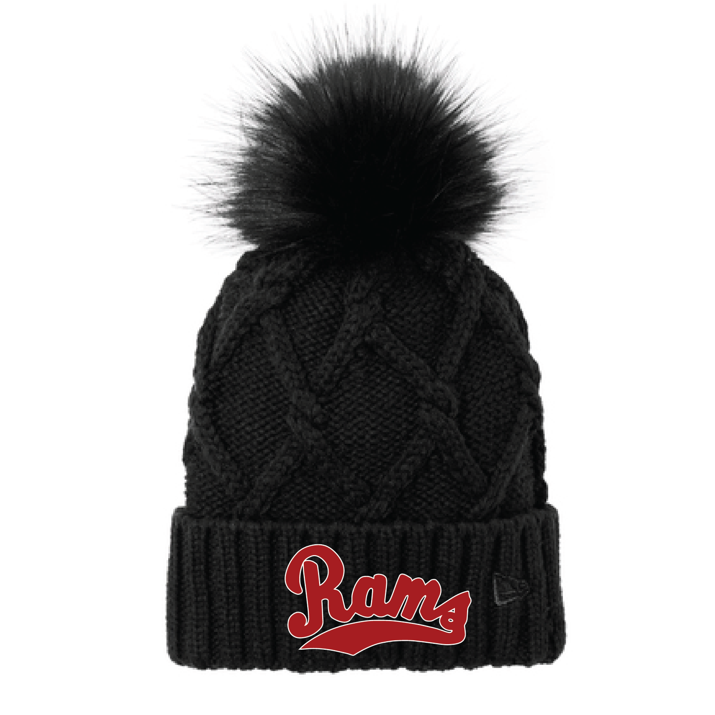 Rams Embroidered Cuff Beanie