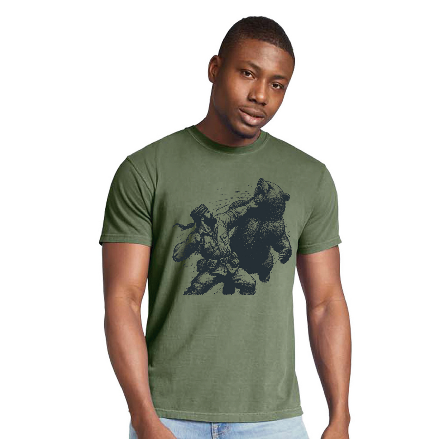 Man vs. Bear: The Ultimate Showdown Tee