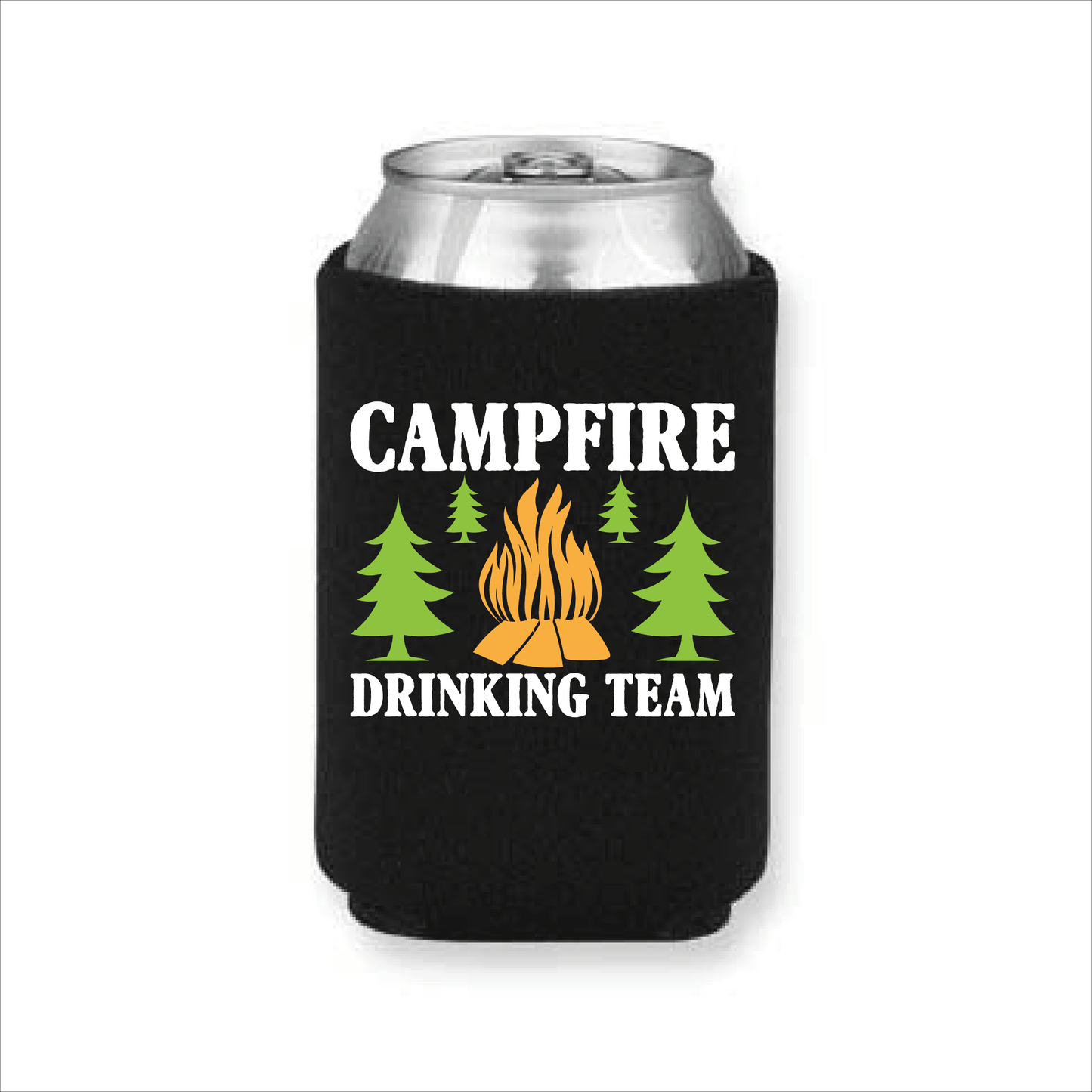 Camping Koozie Drinking Team