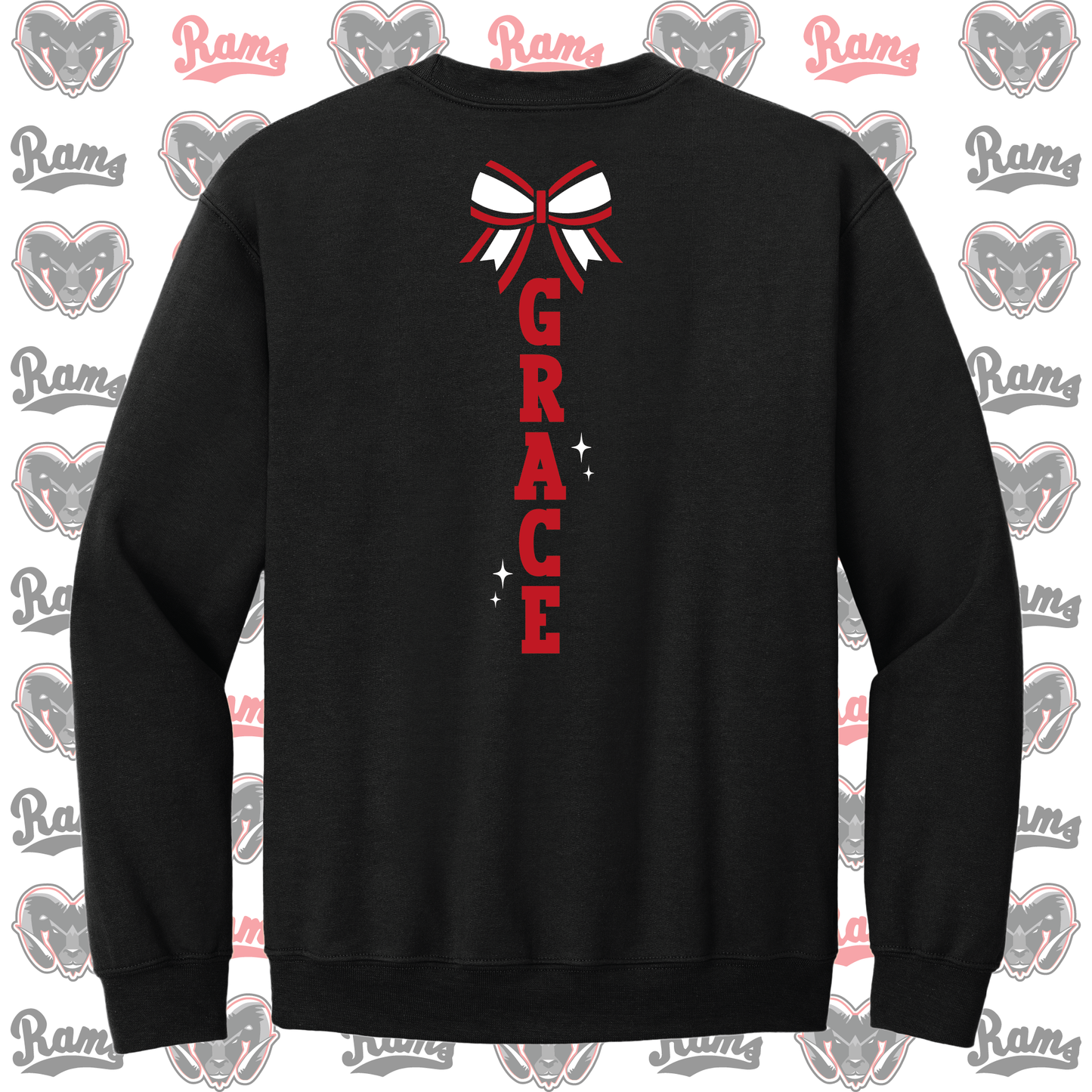 Montrose Rams Cheerleading T-Shirt, Long Sleeved Tee, Crewneck Sweatshirt or Hoodie
