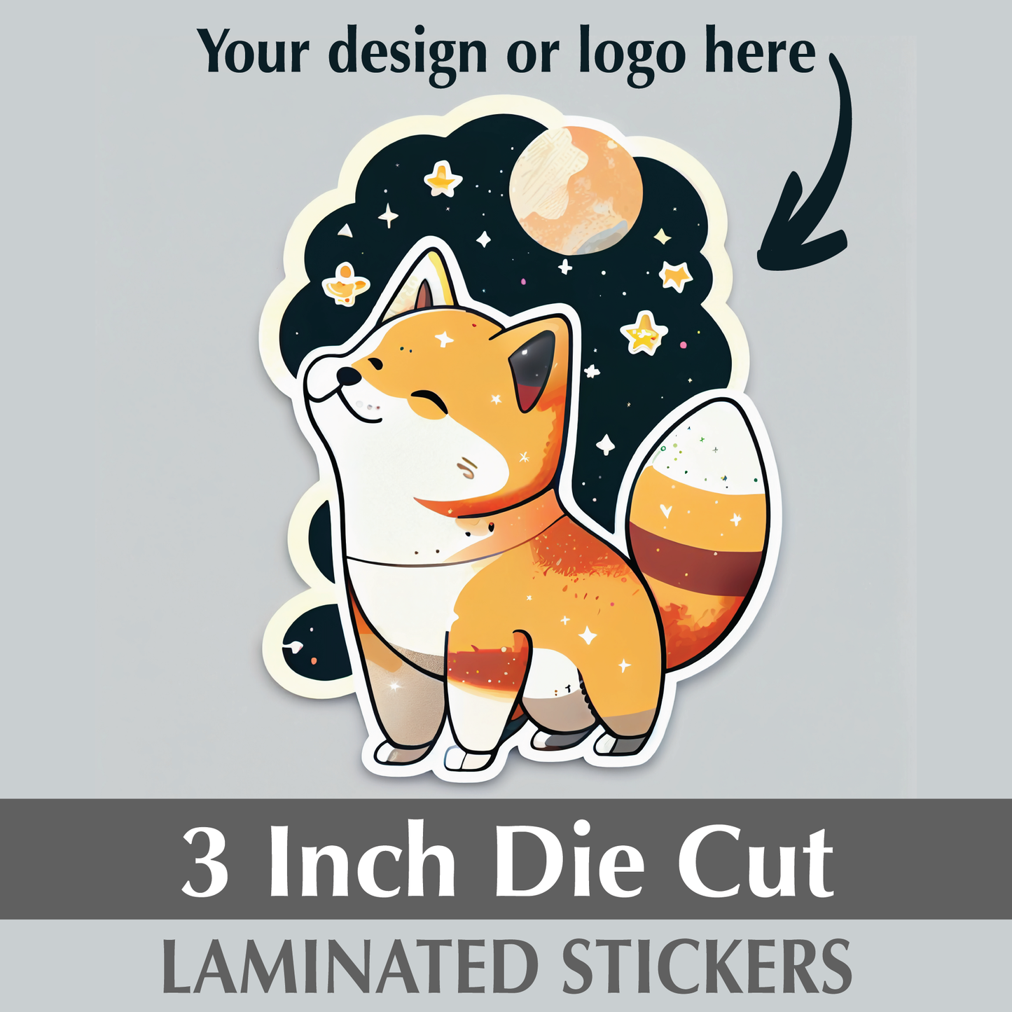 Diecut Laminated Sticker