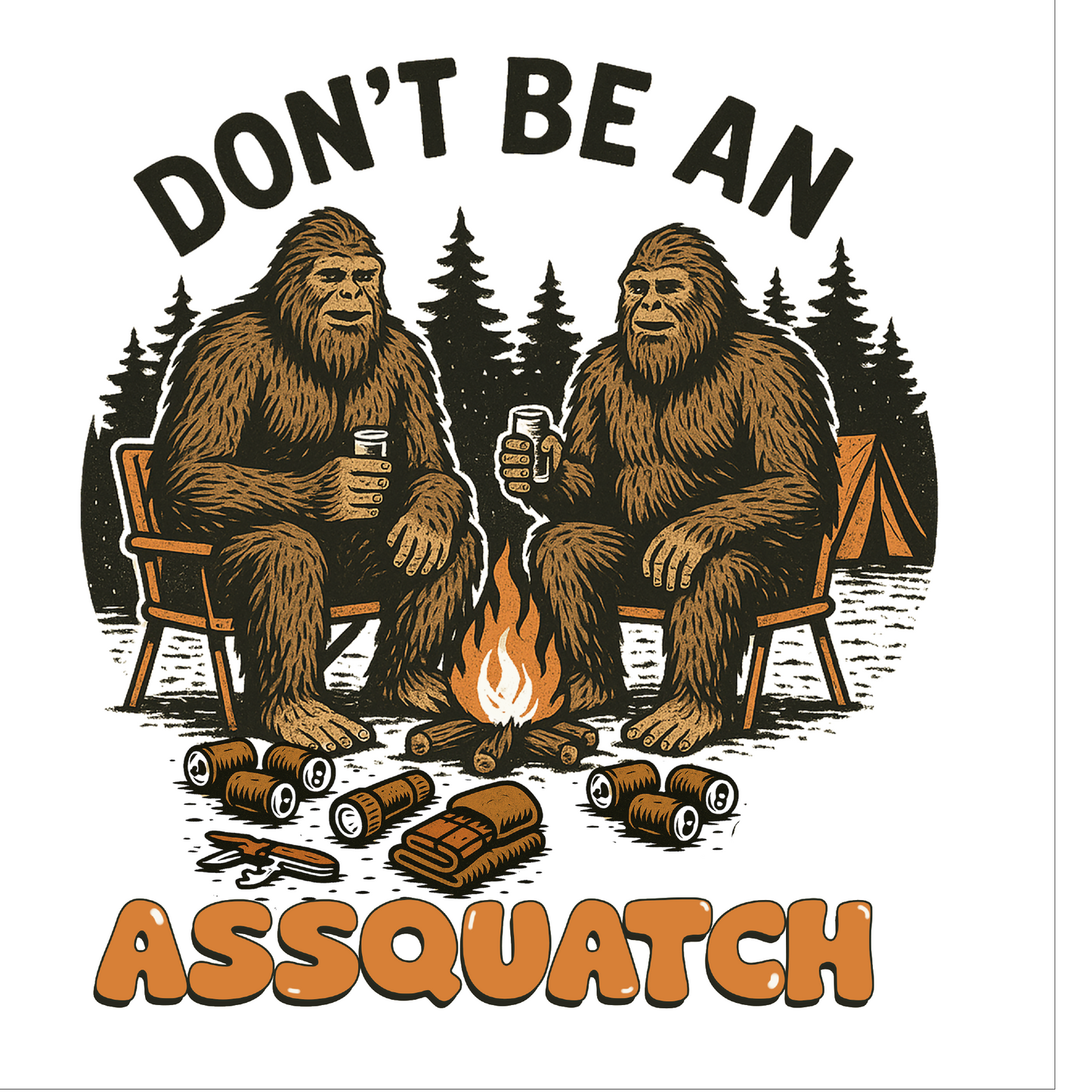 Don’t Be an Assquatch Funny Sasquatch LIMITED QUANTITY T-Shirt