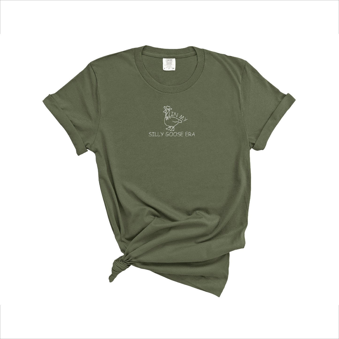In My Silly Goose Era Embroidered T-Shirt