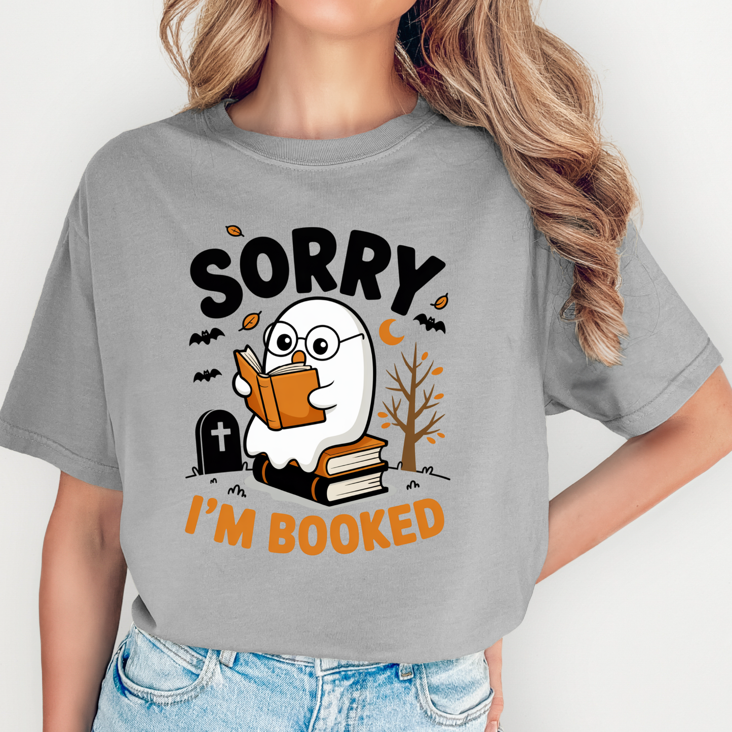 Sorry I'm Booked Halloween T-Shirt