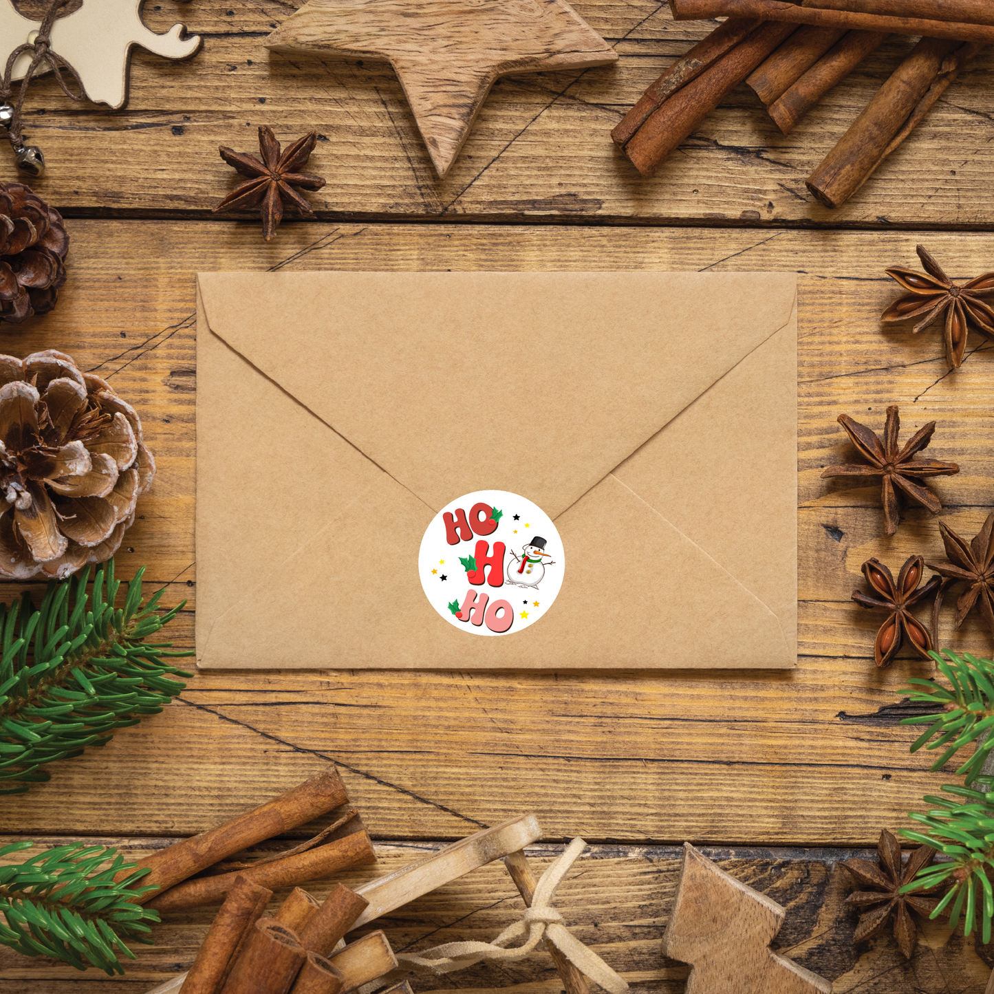 Ho Ho Ho Holiday Stickers