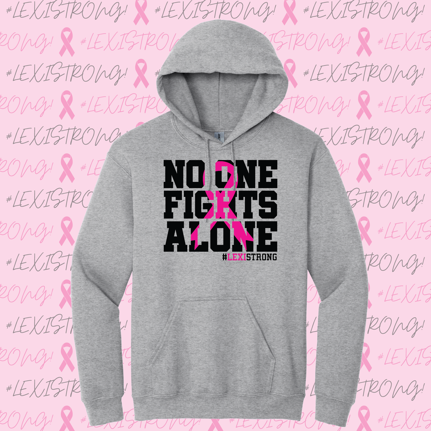 Alexis Town Breast Cancer Fundraiser Hooded Sweatshirt