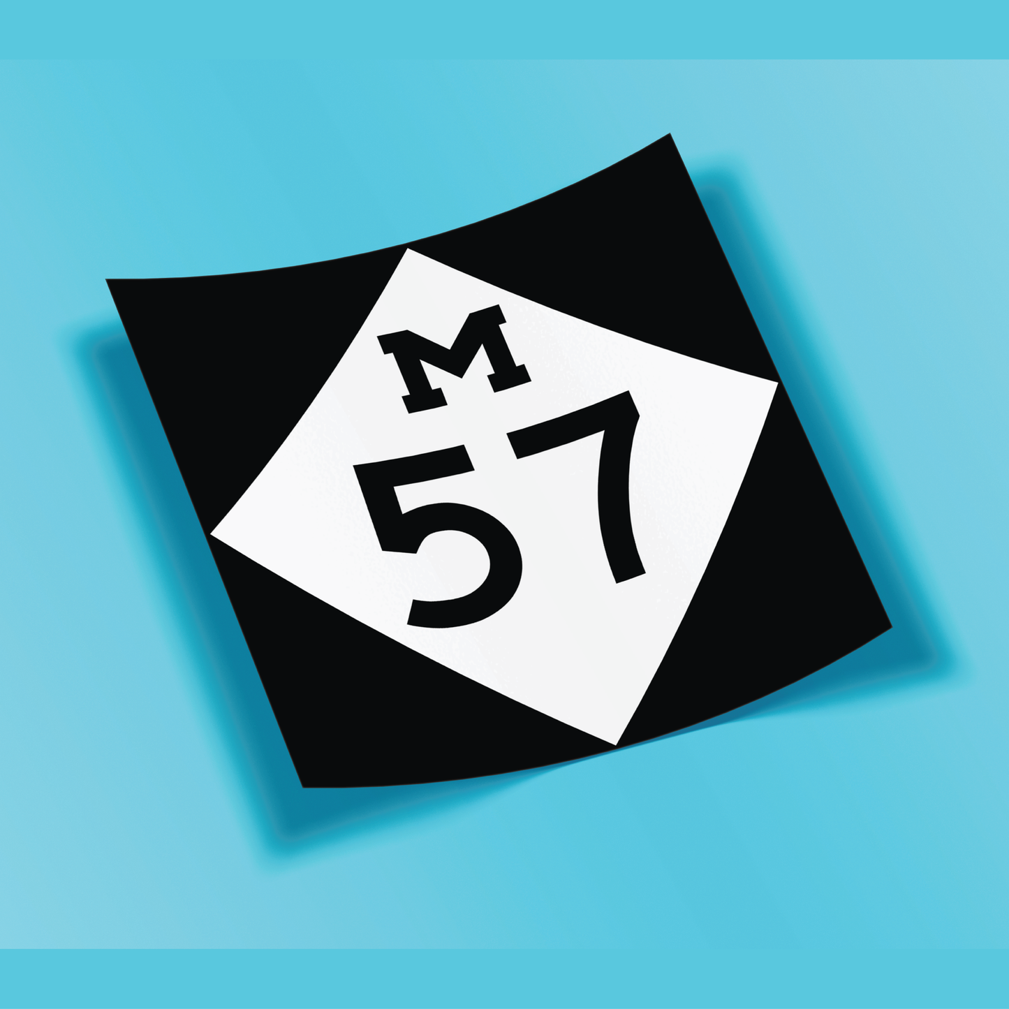 M-57 Die Cut Sticker
