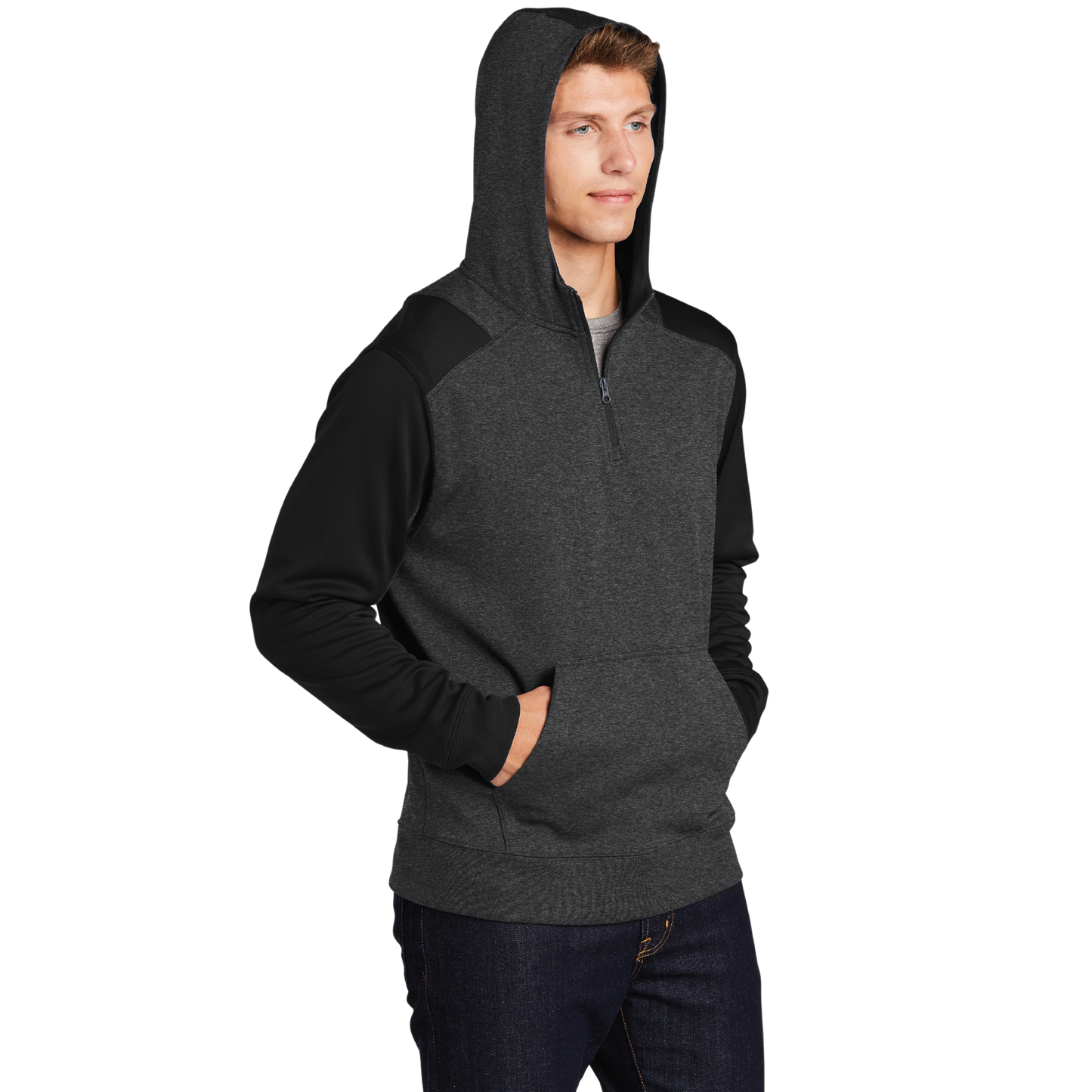 Mayhem Embroidered Tech Fleece 1/4-Zip Hooded Sweatshirt