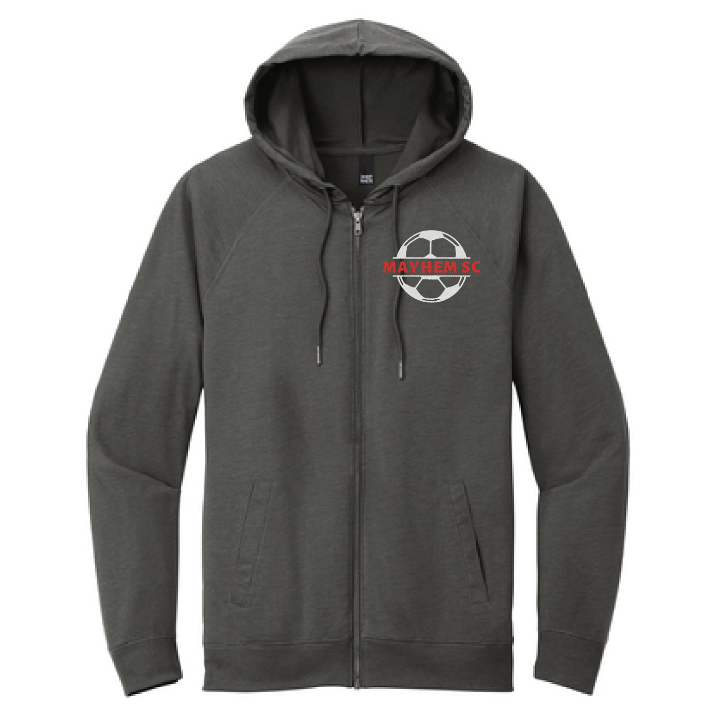 Mayhem Embroidered Featherweight French Terry Full-Zip Hoodie