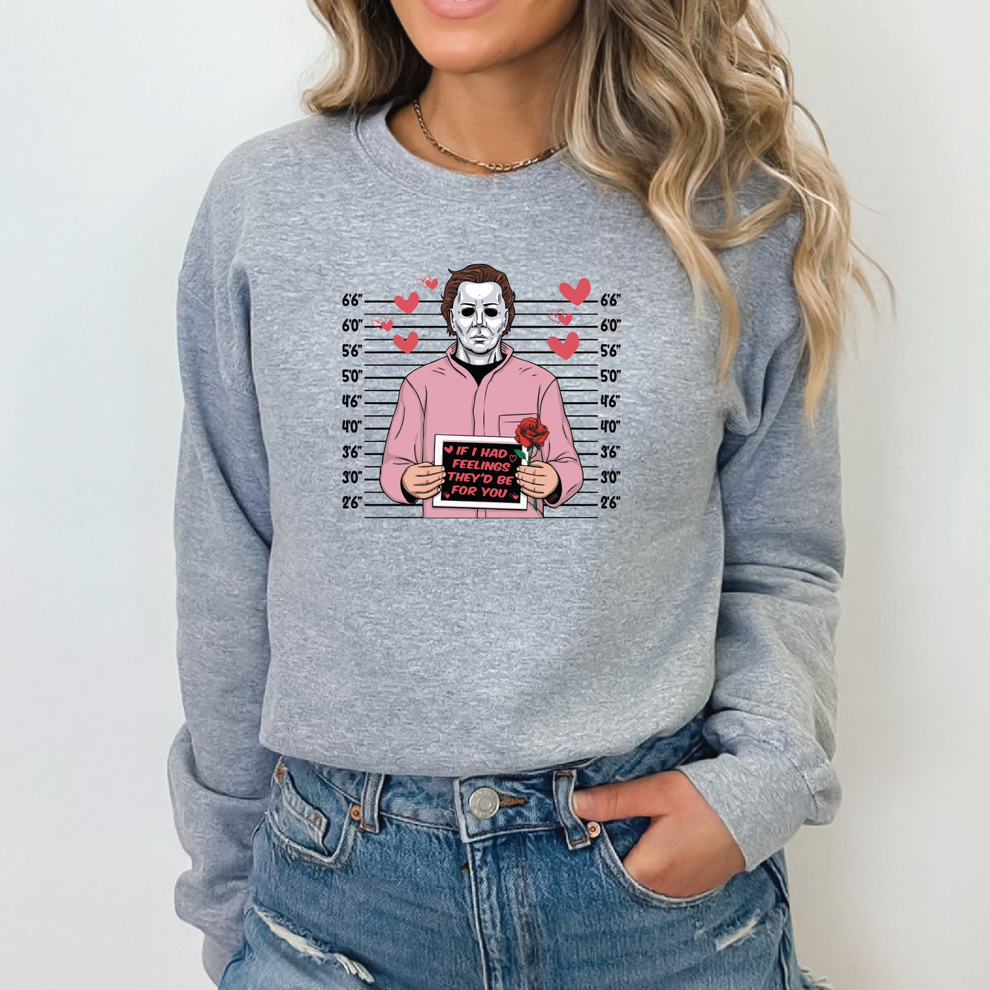 Michael Myers Valentine Crewneck Sweatshirt