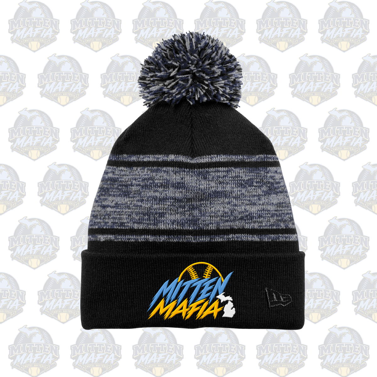 Mitten Mafia Embroidered Cuff Beanie
