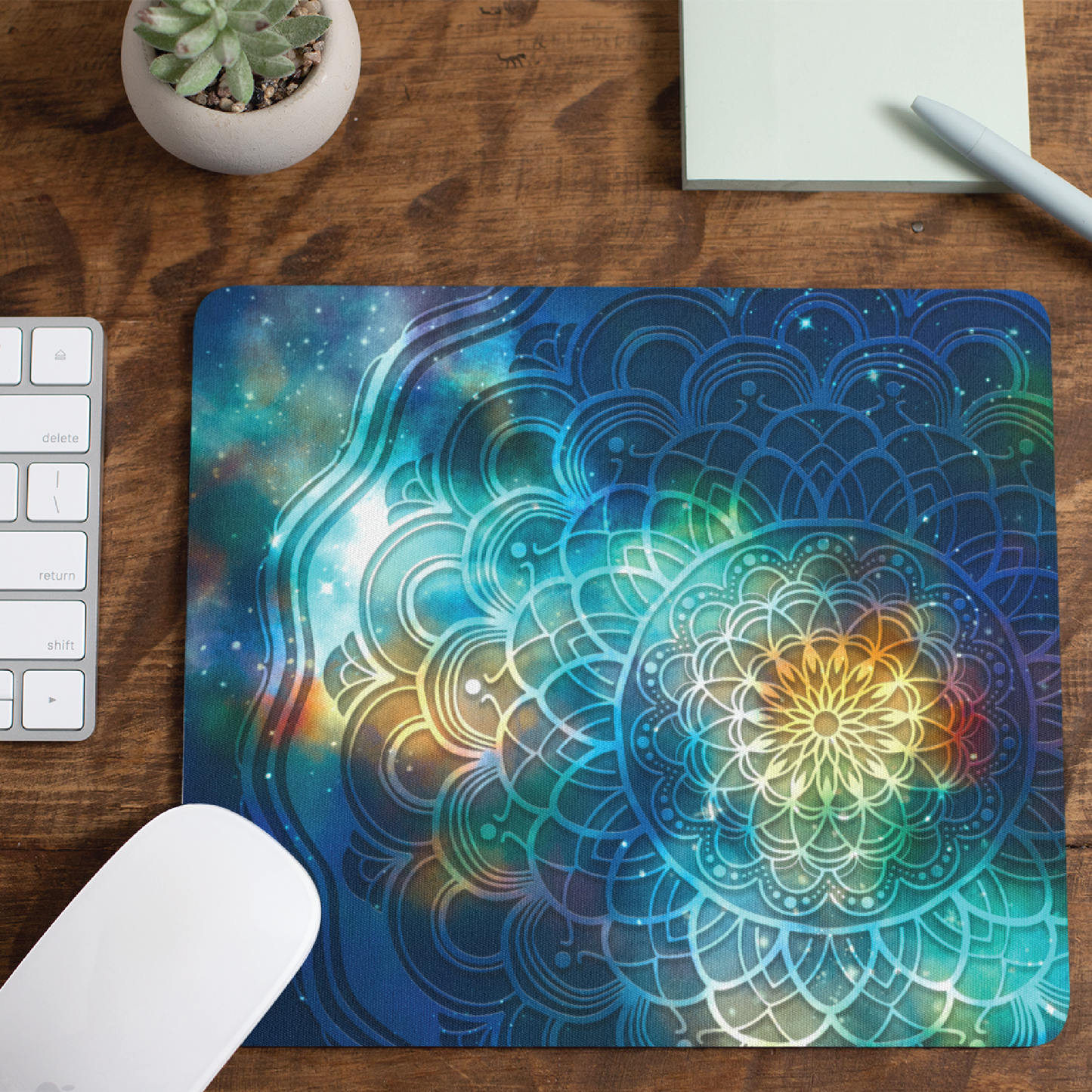 Mandala Cosmic Mouse Pad