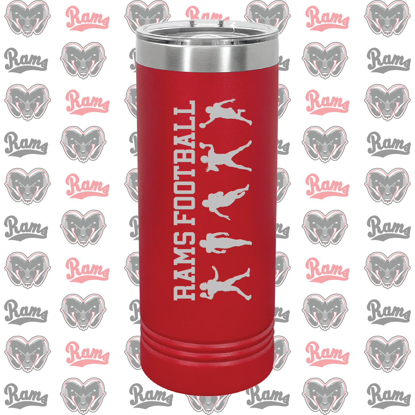 Montrose Youth Football & Cheerleading Fundraiser Laser Engraved Skinny Tumbler