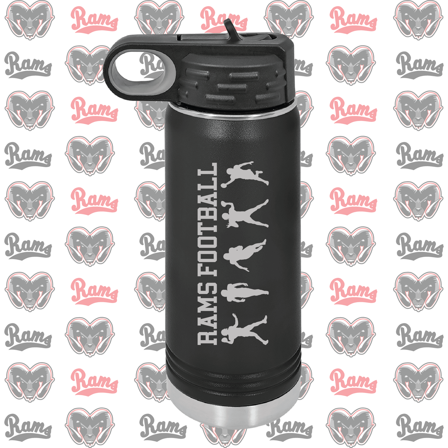 Montrose Youth Football & Cheerleading Fundraiser Laser Engraved Water Bottle