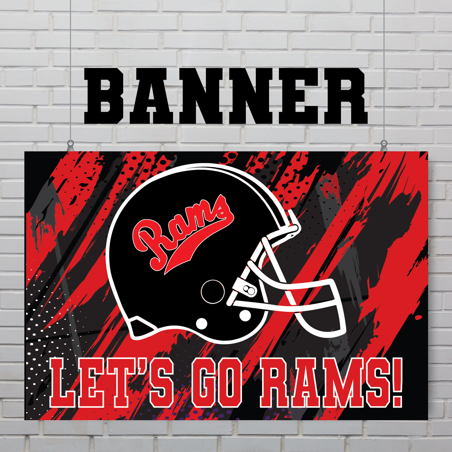 Montrose Rams Football Banner