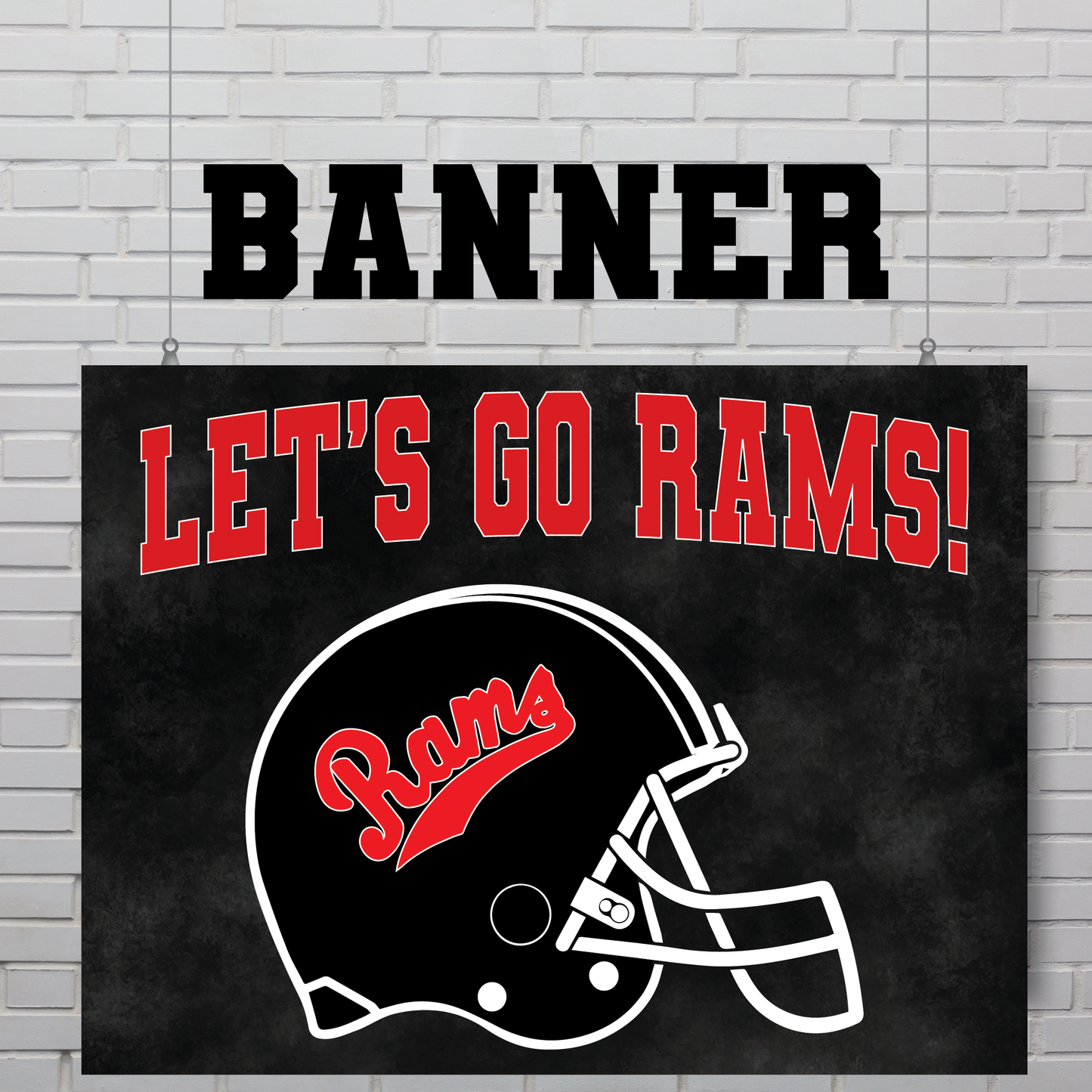 Montrose Rams Football Banner