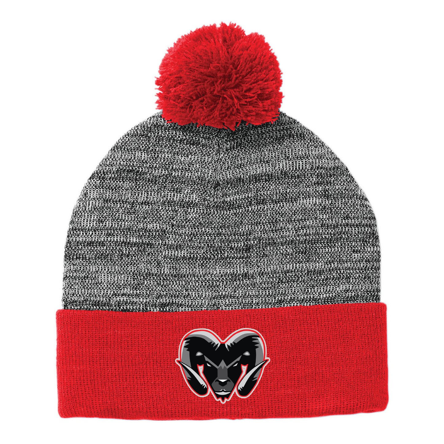Rams Embroidered Cuff Beanie