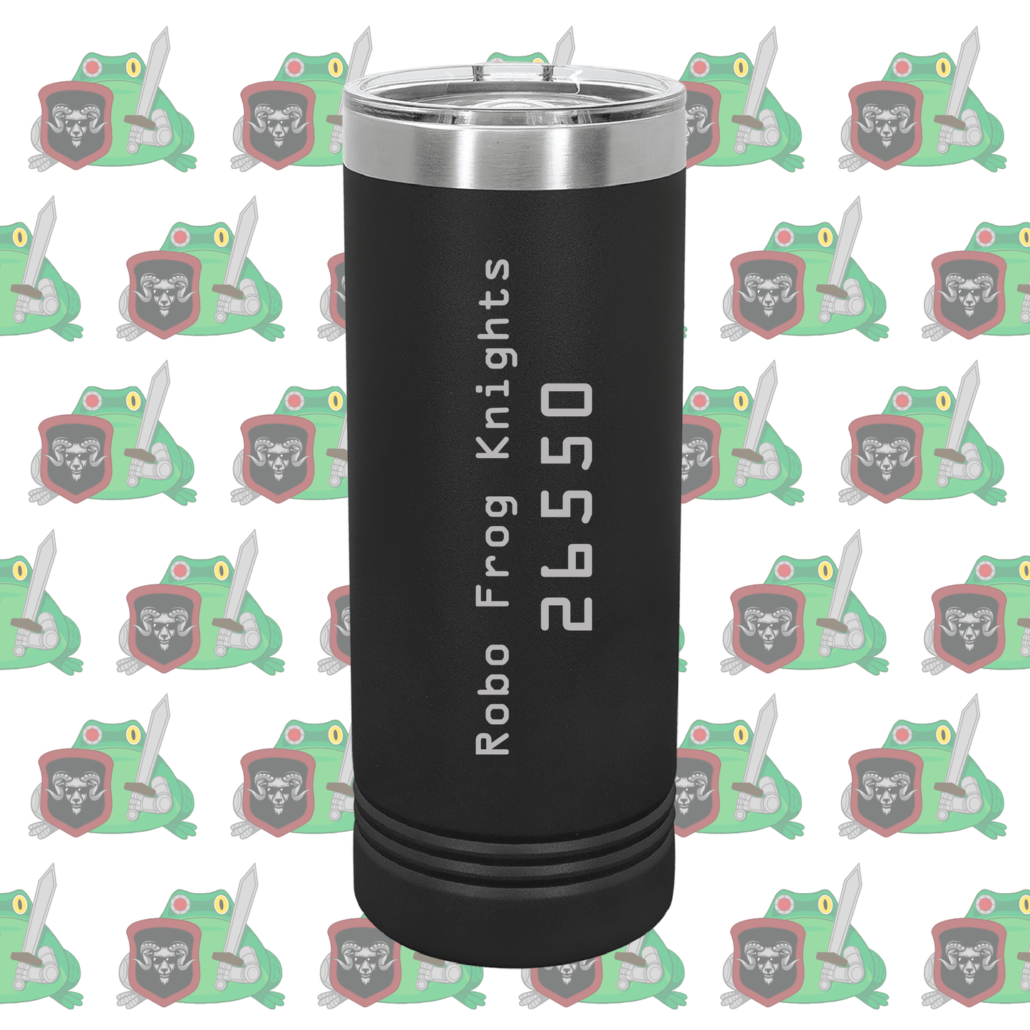 Montrose Robotics Robo Frog Knights Skinny Tumbler