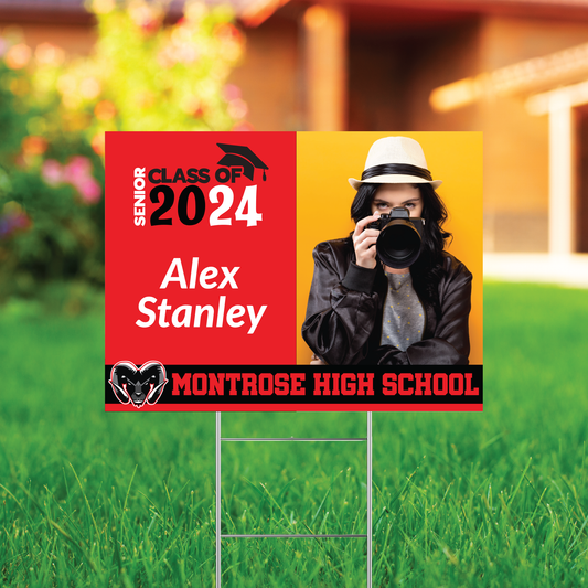 Montrose Senior Sign Design #1