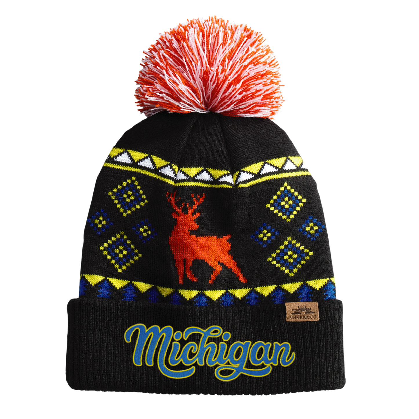 Michigan Wilderness Explorer Embroidered Cuff Beanie