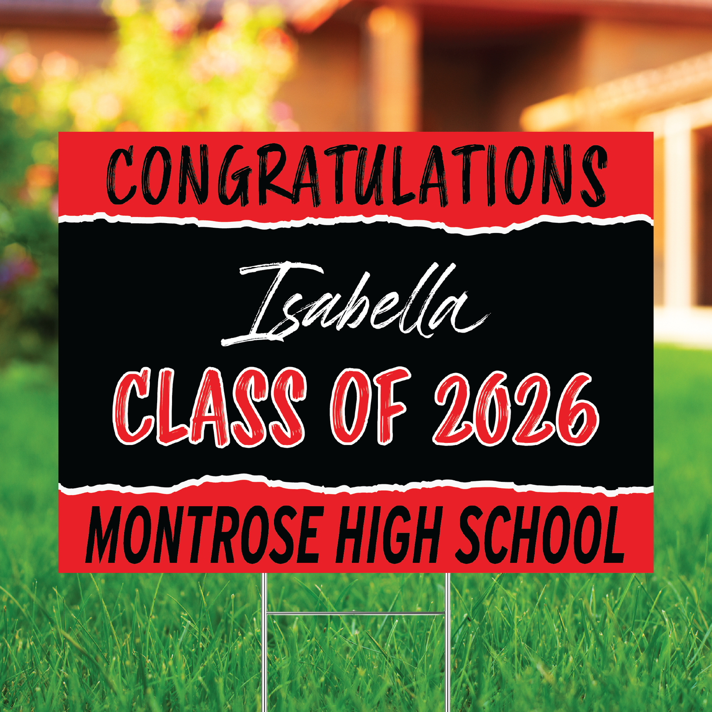 Montrose Senior Sign Design #11