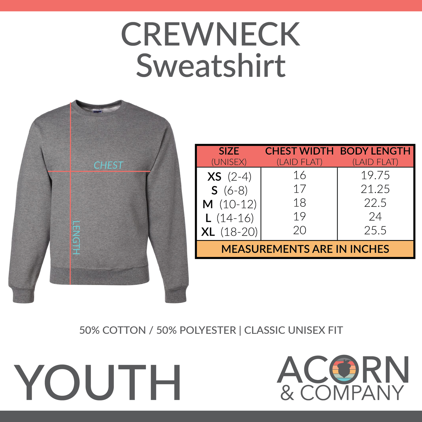 Mid Michigan School of Cosmetology Crewneck Sweatshirt (Color-Dark Heather)