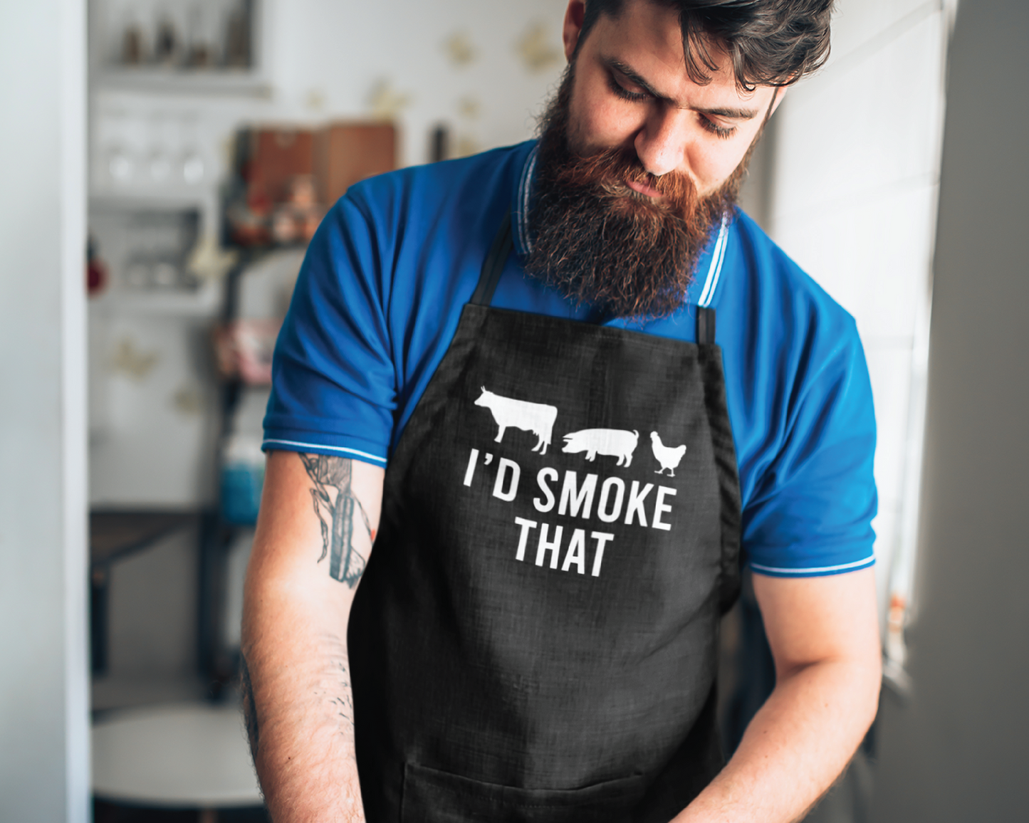 I'd Smoke That BBQ Apron