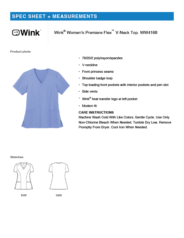 Women’s Premiere Flex Embroidered V-Neck Top, Navy
