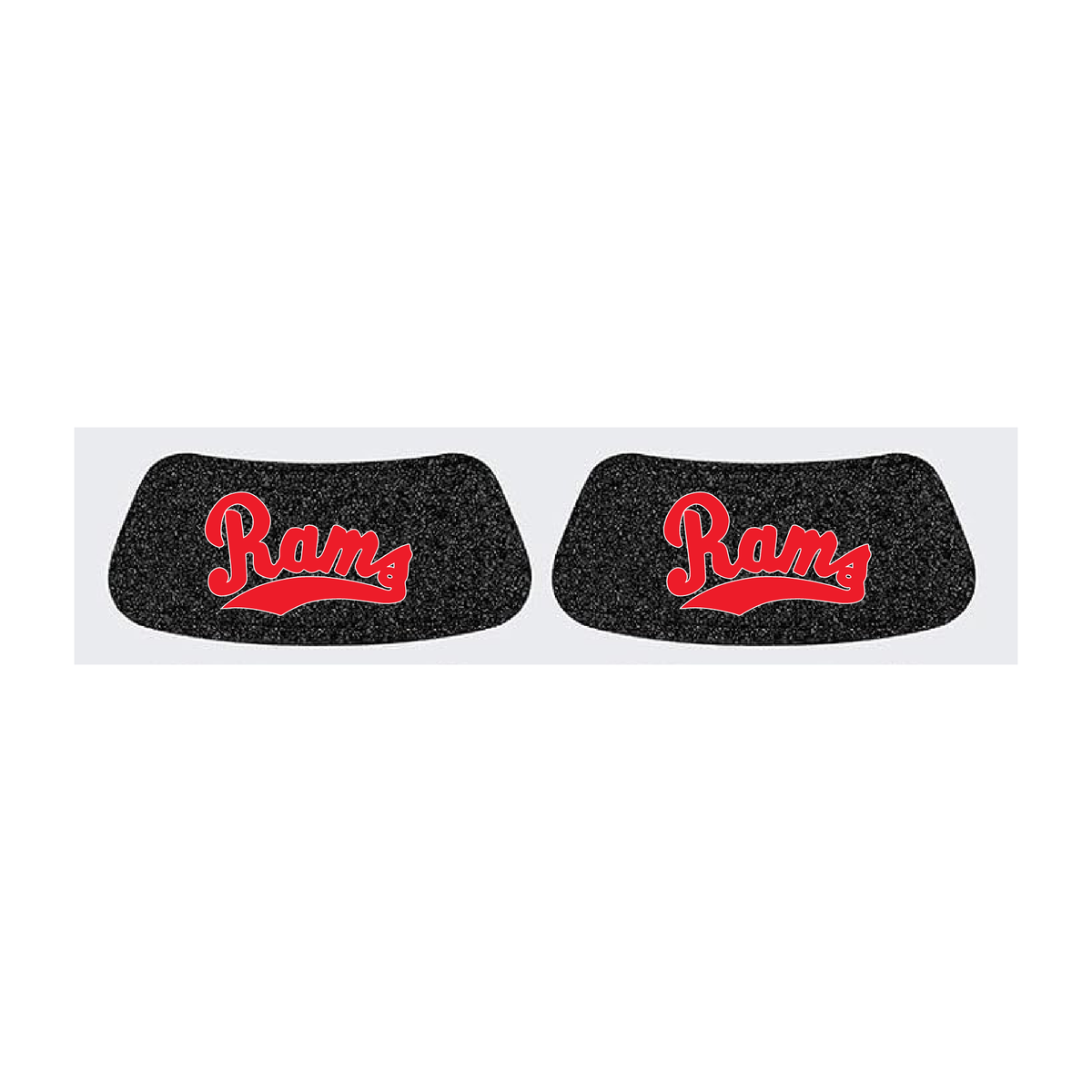 Black Glitter Rams Eye Blacks