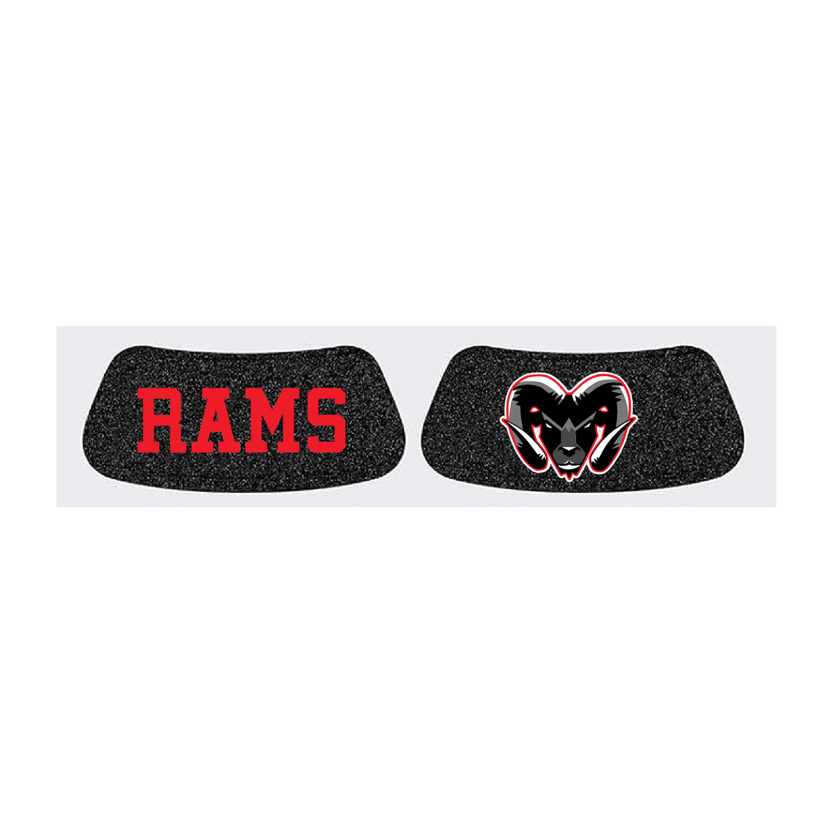Black Glitter Rams Eye Blacks