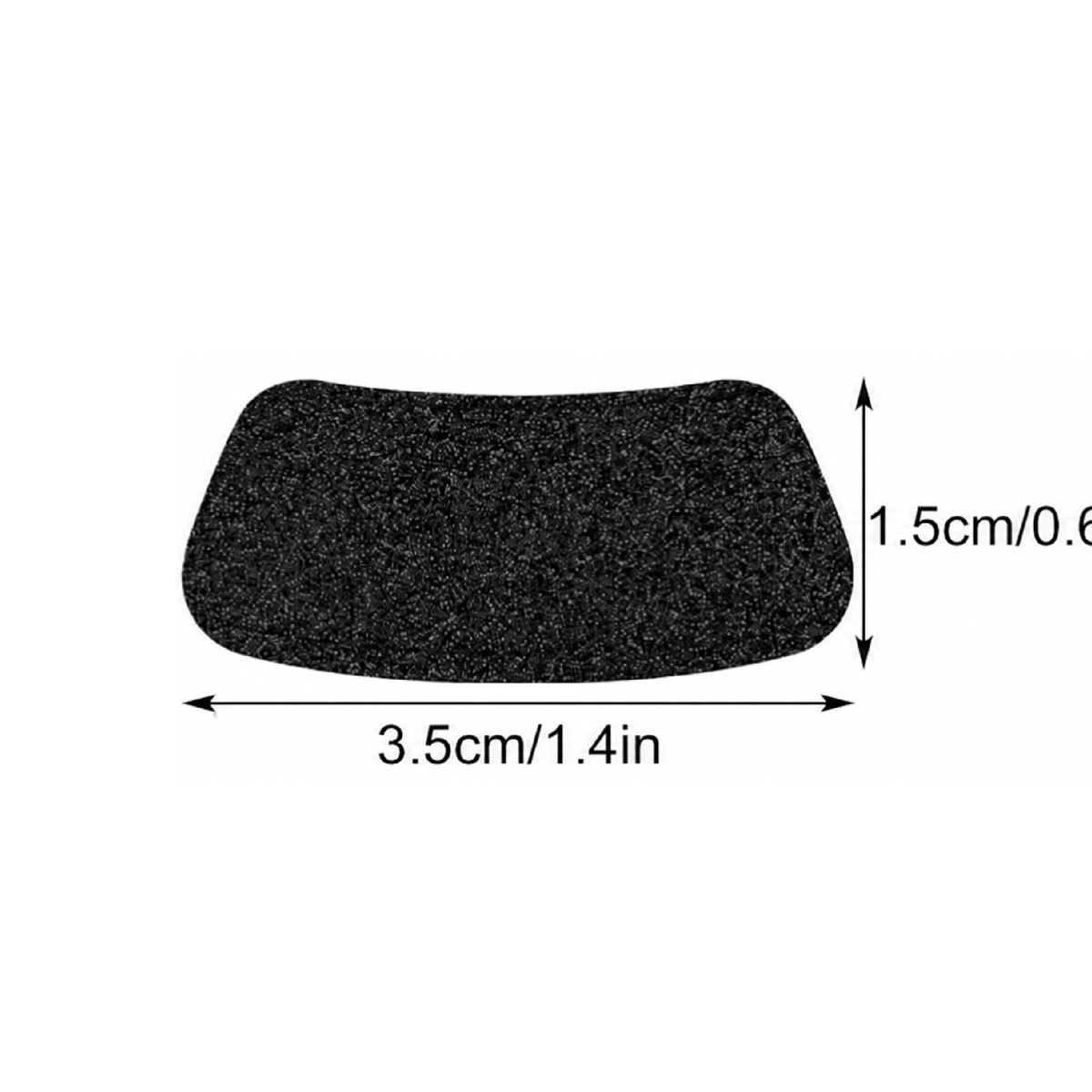 Black Glitter Rams Eye Blacks
