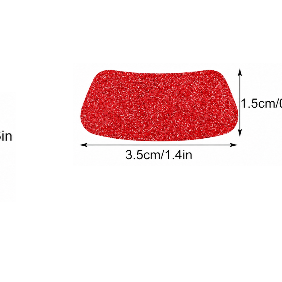 Red Glitter Rams Eye Blacks