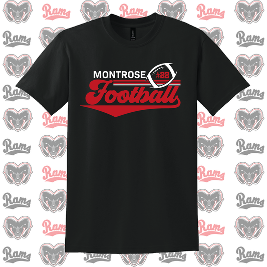 Montrose Youth Football & Cheerleading Fundraiser T-Shirt, Long Sleeved Tee, Crewneck Sweatshirt or Hoodie