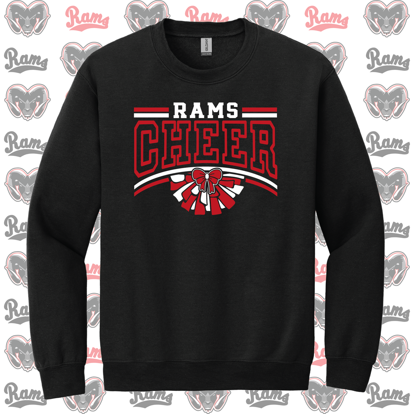 Montrose Rams Cheerleading T-Shirt, Long Sleeved Tee, Crewneck Sweatshirt or Hoodie