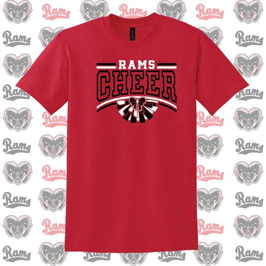 Montrose Rams Cheerleading T-Shirt, Long Sleeved Tee, Crewneck Sweatshirt or Hoodie
