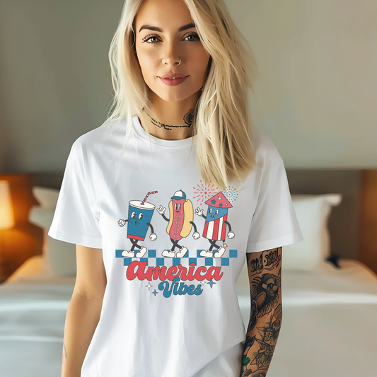 America Vibes Vintage Vibe Tank or T-Shirt