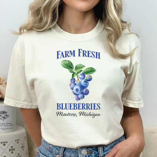 Farm Fresh Blueberries Tee