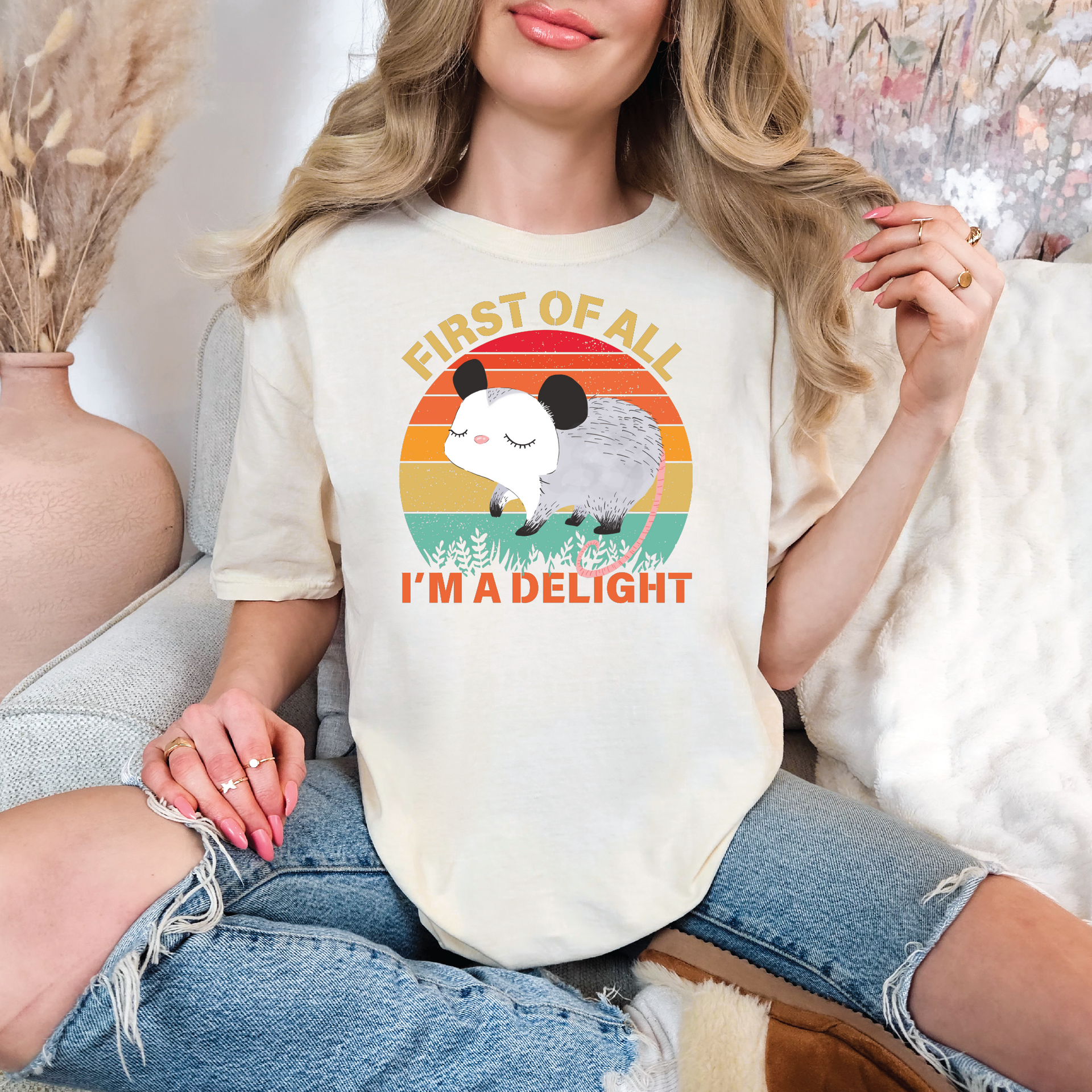 First of All, I'm A Delight T-Shirt – Acorn & Company
