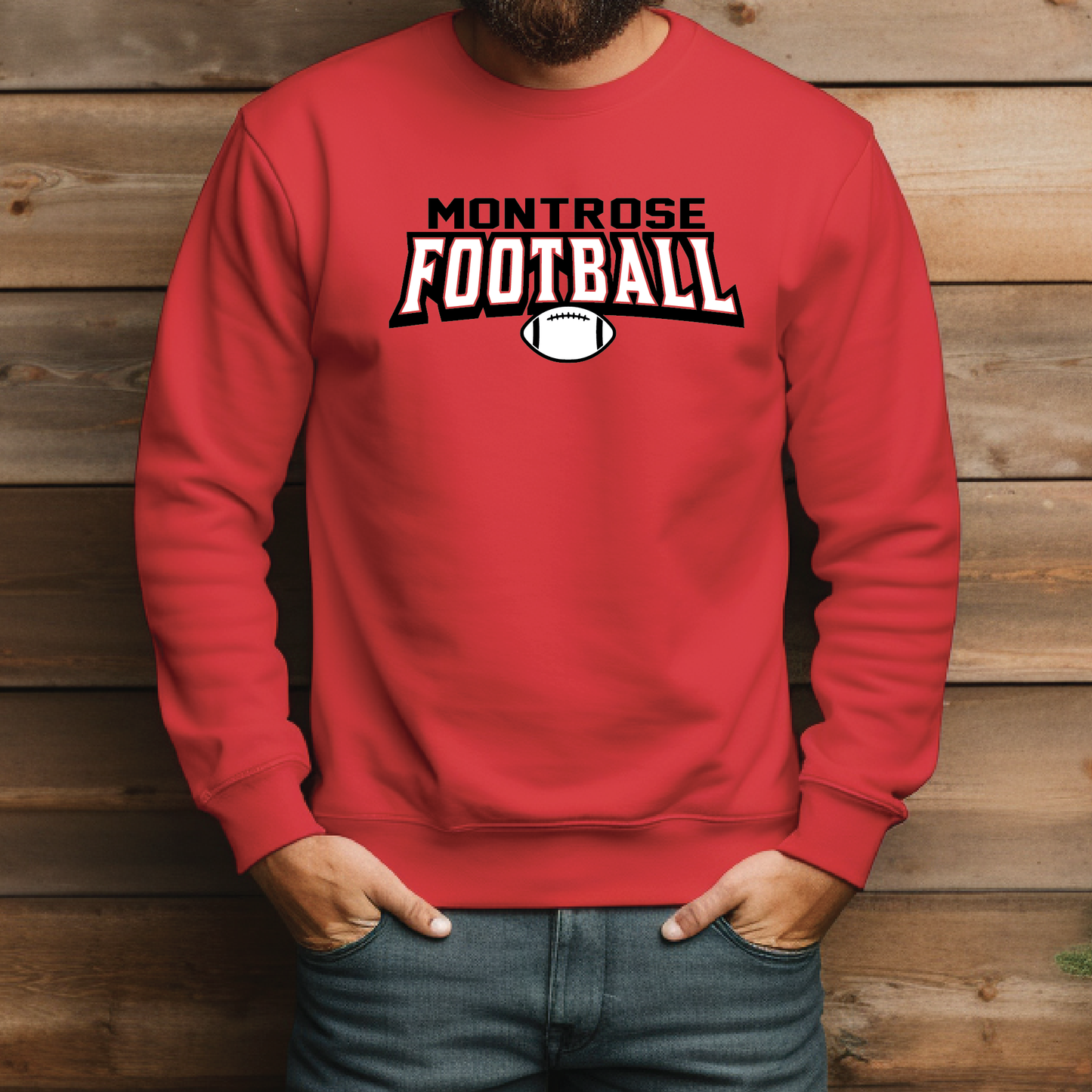Montrose Football Shirt - T-Shirt, Long Sleeved Tee, Crewneck Sweatshirt or Hoodie