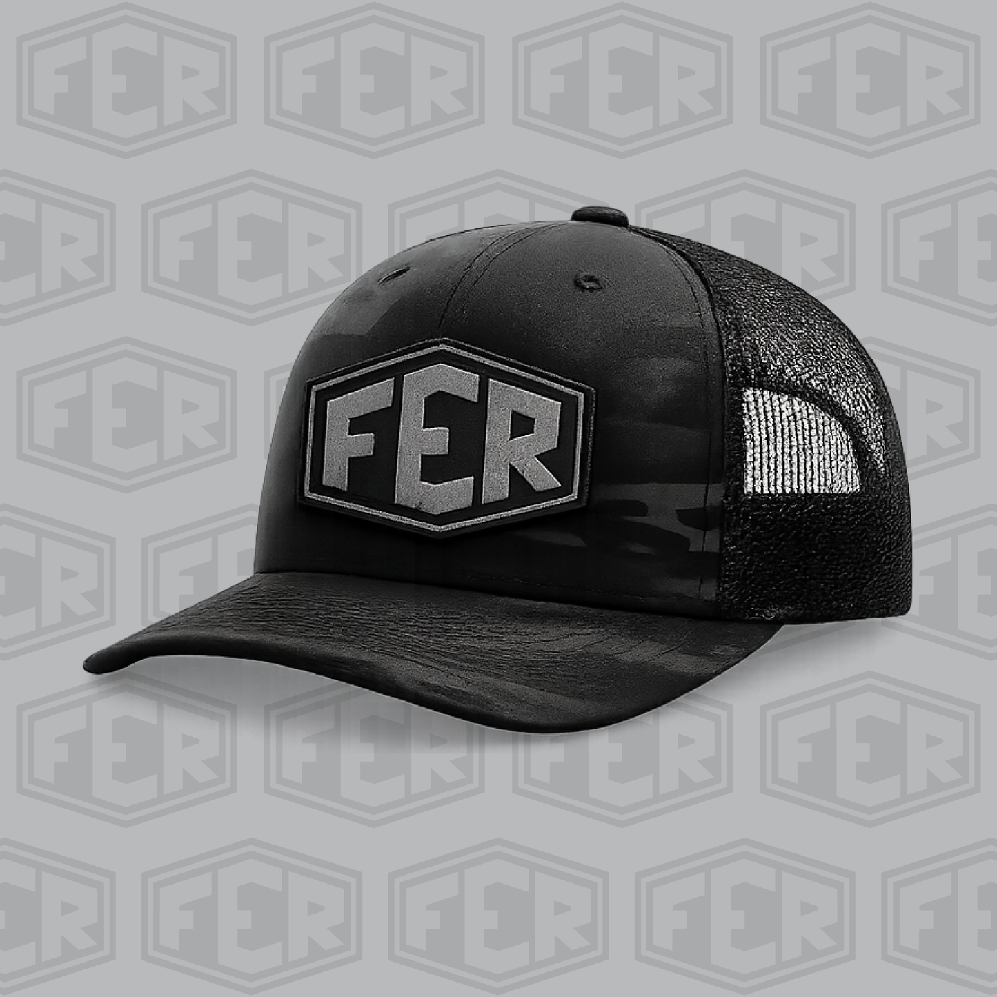 FER Snapback Richardson Embroidered Hat Camo