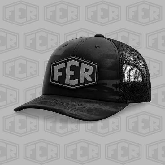 FER Snapback Richardson Embroidered Hat Camo