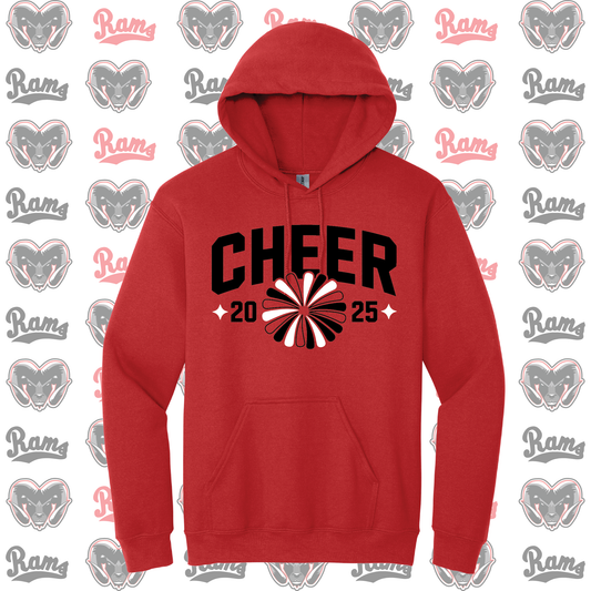 Montrose Rams Cheerleading T-Shirt, Long Sleeved Tee, Crewneck Sweatshirt or Hoodie