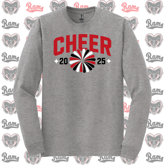 Montrose Rams Cheerleading T-Shirt, Long Sleeved Tee, Crewneck Sweatshirt or Hoodie
